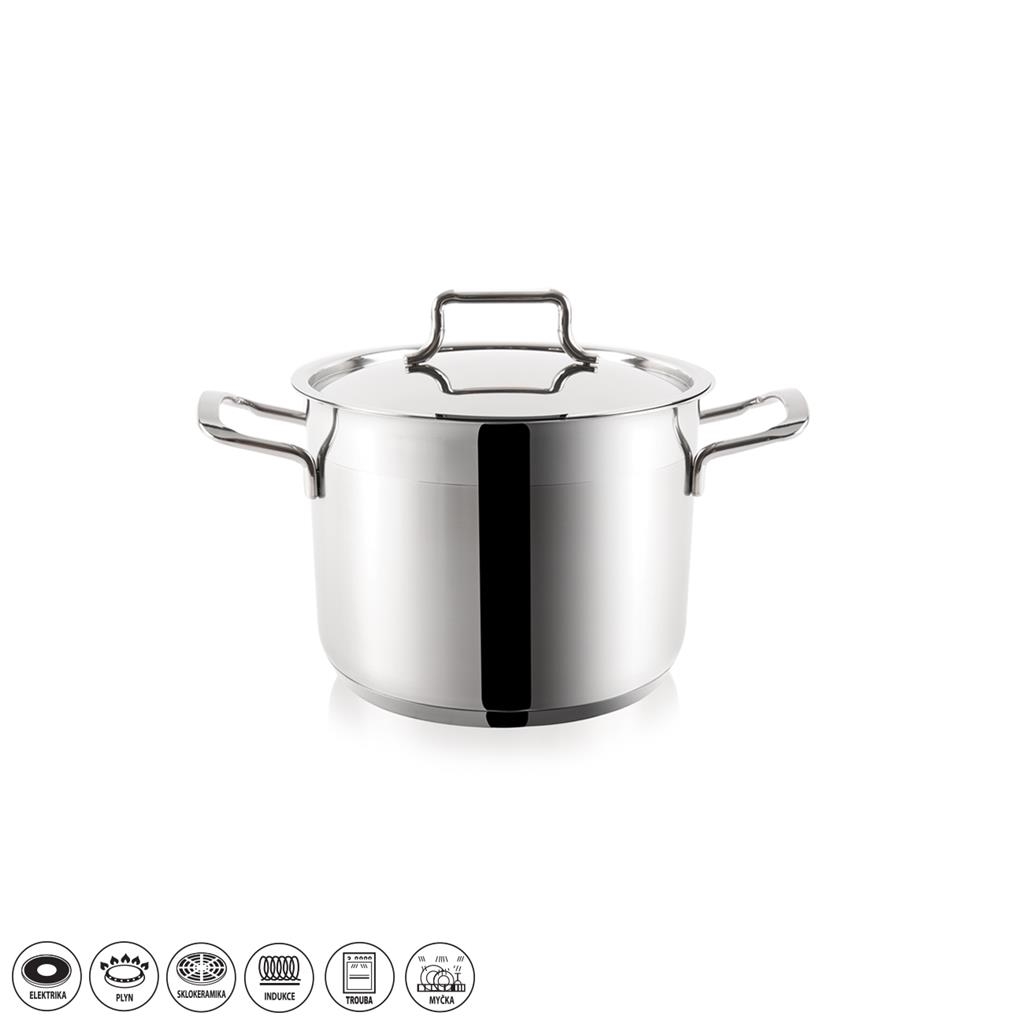 Hrnec nerez ¤16x12cm 2,3L ANETT s poklicí KUTIL Sklad7 2610364.00