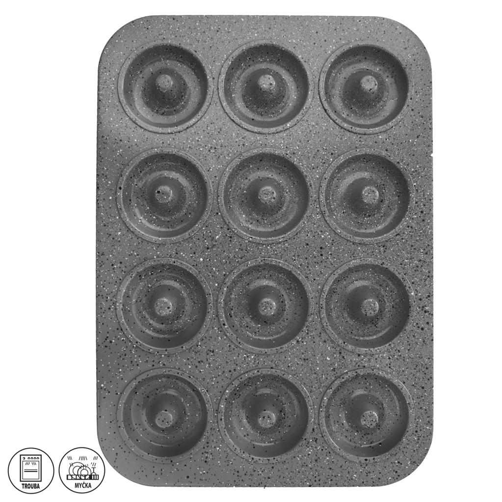 Forma nepřilnavý kov donuty 12ks  GRANDE KUTIL Sklad7 2620033.00