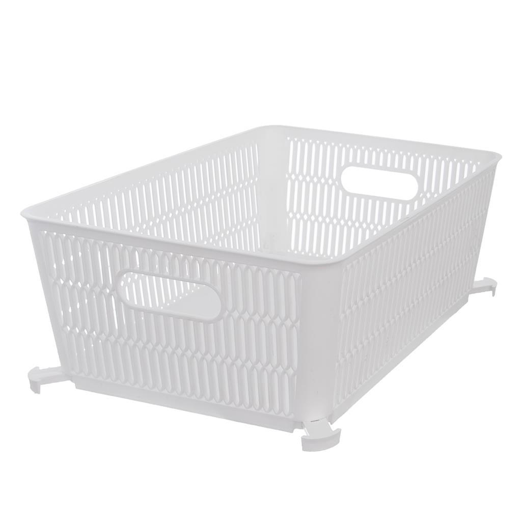 Košík PH 28,5x23x12cm stohovatelný  NESTA bílá KUTIL Sklad7 2631192.00