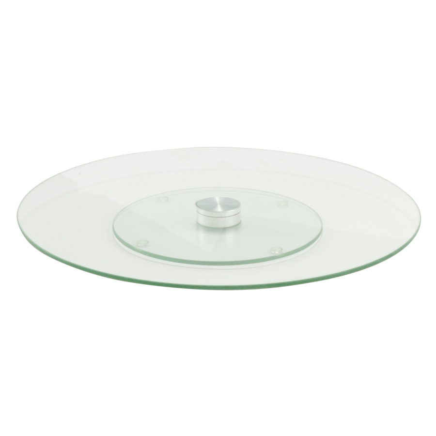 Podnos servírovací sklo/nerez ¤34cm nízký  CAKE KUTIL Sklad7 628376.00