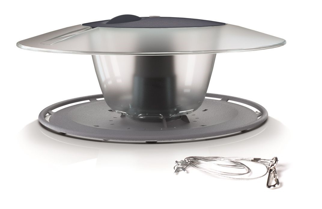 Ptačí budka krmítko plast automatické ¤30x12.2cm  BIRYFEED šedá