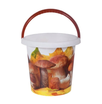 Vědro 10L PH dekor, výlevka  HOUBY KUTIL Sklad7 488570.00