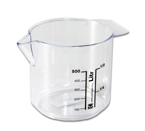 Odměrka 0,5L PH s výlevkou  CZ KUTIL Sklad7 1909300.00