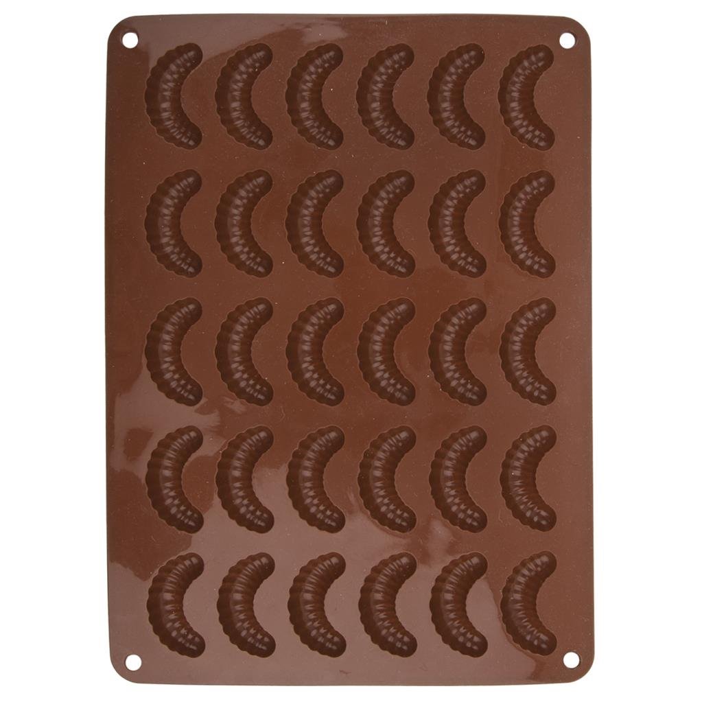 Forma silikónová rožky 30ks ORION hnedá