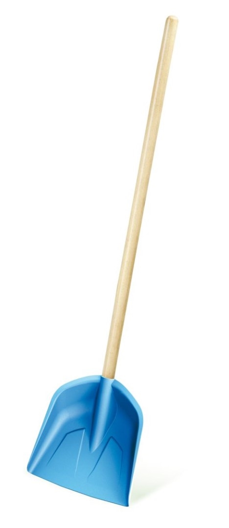 Lopata plast dětská s dřevěnou násadou 74cm modrá KUTIL Sklad7 2230051.00