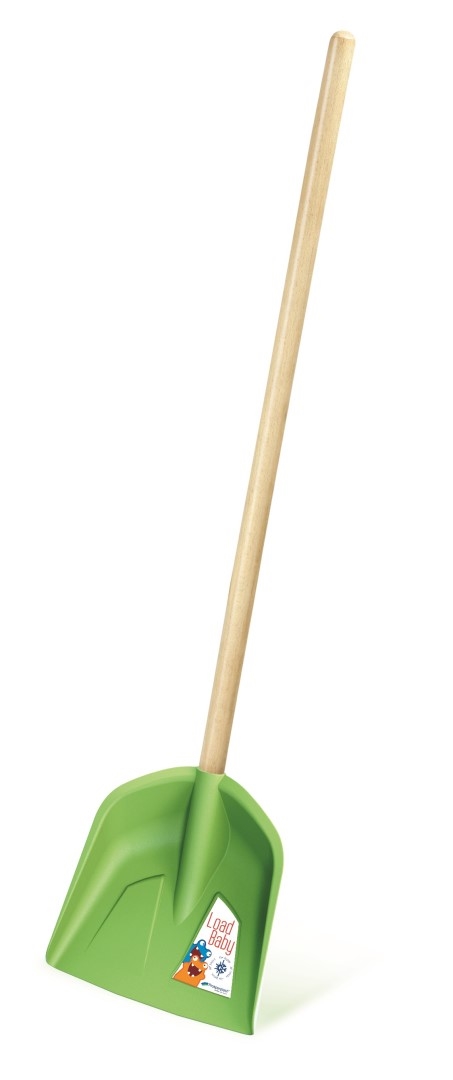 Lopata plast dětská s dřevěnou násadou 74cm zelená KUTIL Sklad7 2203611.00