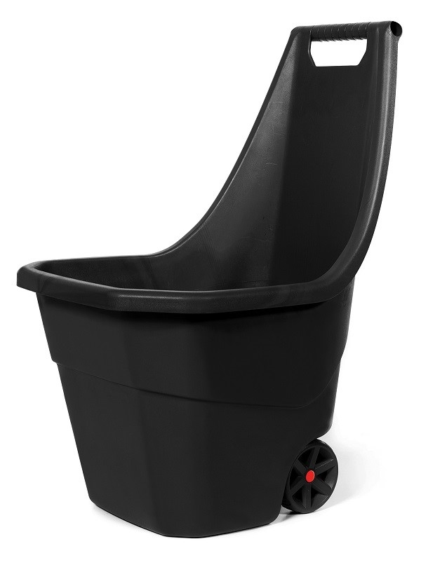 Koš vozík zahradní LOAD & GO 55L černý (NADROZMĚR) KUTIL Sklad7 2204110.00