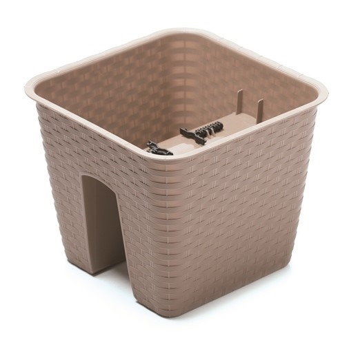 Květináč na zábradlí RATOLLA 28cm mocca KUTIL Sklad7 2267127.00