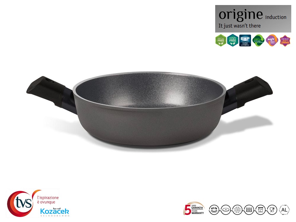 Pánev nepřilnavá ¤28cm 2 ucha  ORIGINE indukce KUTIL Sklad7 717212.00