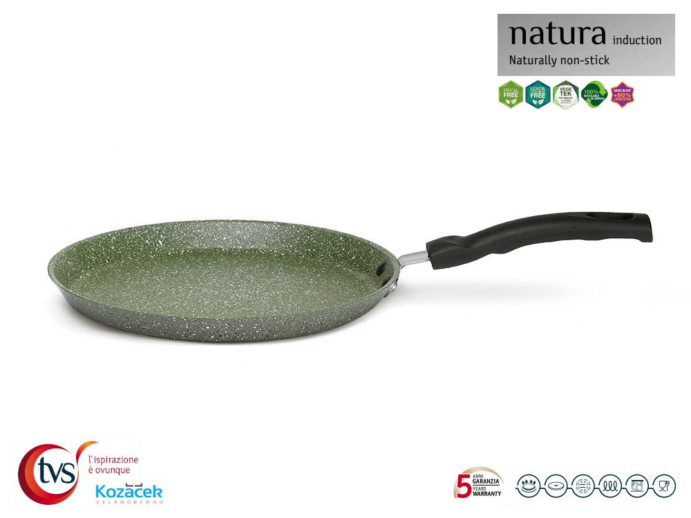 Pánev palačinková nepřilnavá ¤25cm  NATURA vč. indukce KUTIL Sklad7 712694.00