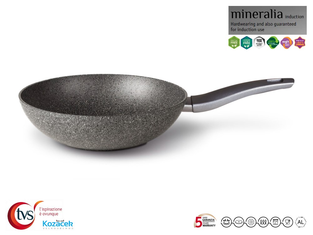 Pánev WOK nepřilnavá ¤28cm MINERALIA vč. indukce