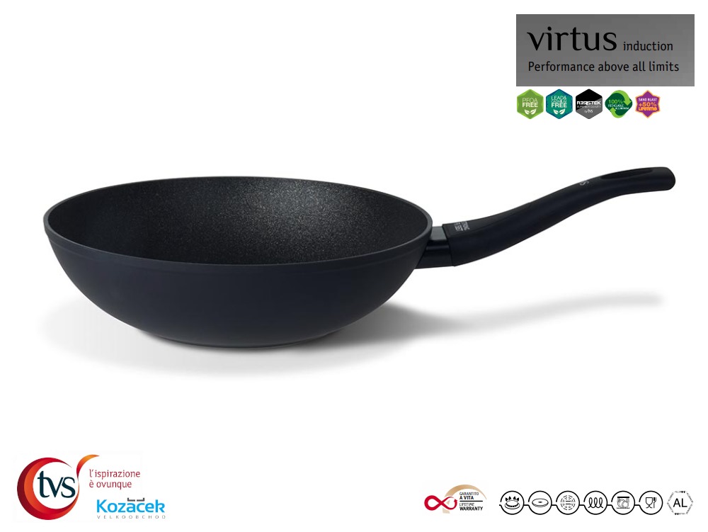 Pánev WOK nepřilnavá ¤28cm  VIRTUS vč. indukce KUTIL Sklad7 714766.00