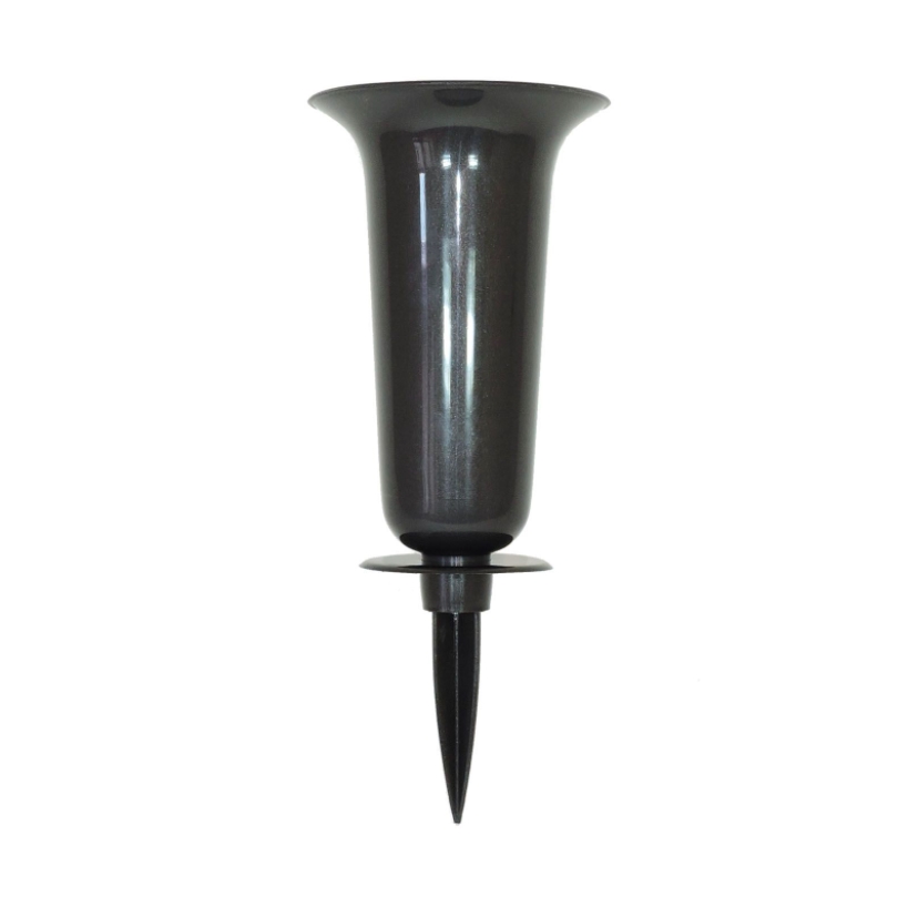 Váza hřbitovní PH zapichovací 35cm grafit KUTIL Sklad7 7919004.00