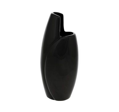 Váza keramická 27cm  CUT černá KUTIL Sklad7 7940000.00