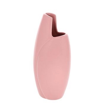 Váza keramická 27cm  CUT růžová KUTIL Sklad7 7940001.00
