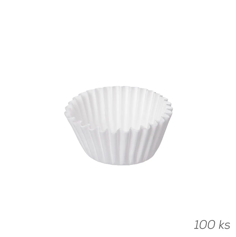 Košíčky papírové cukrářské bílé ¤5cm 100ks KUTIL Sklad7 2620009.00