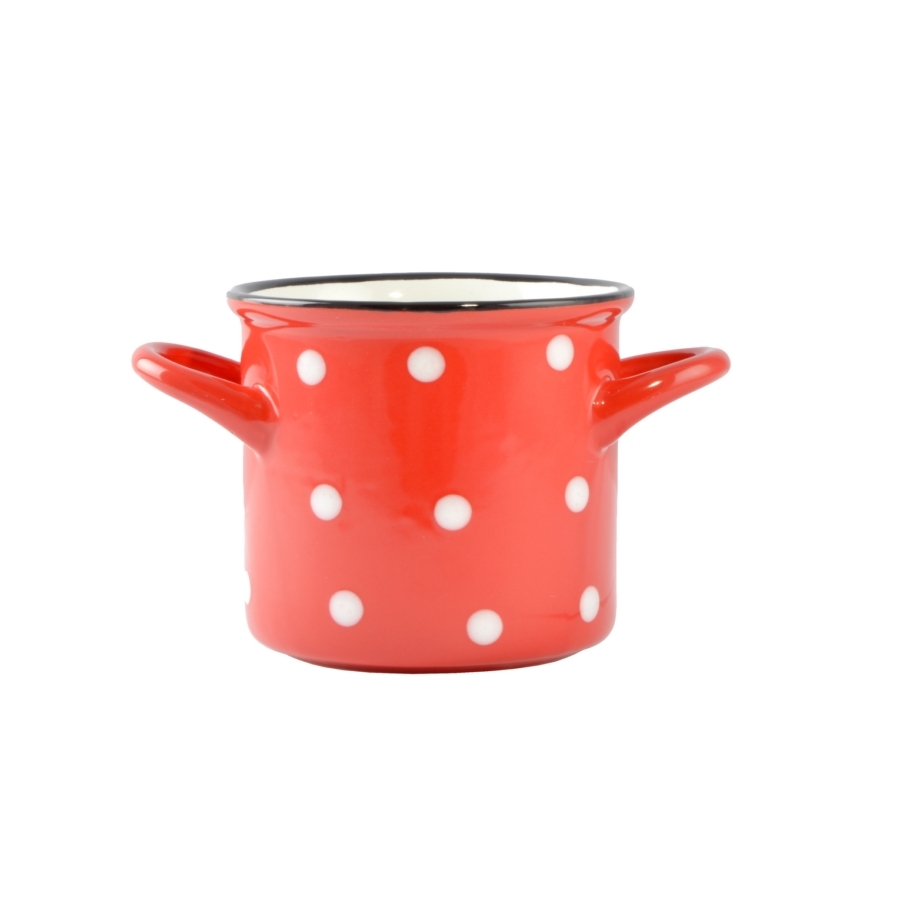 Miska keramika polévková 385ml s uchy  PUNTÍKY KUTIL Sklad7 615036.00