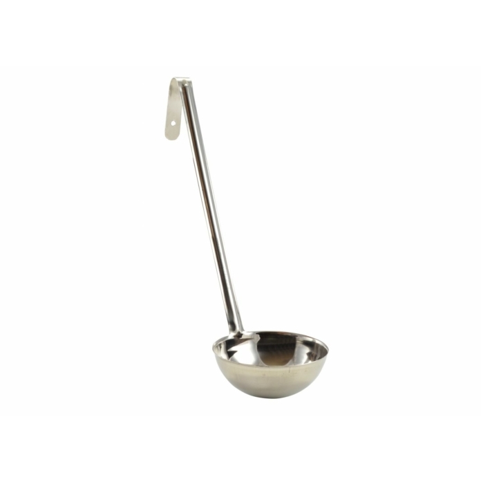 Naběračka nerez ¤12cm 440ml s háčkem, monoblok  INOX KUTIL Sklad7 611461.10