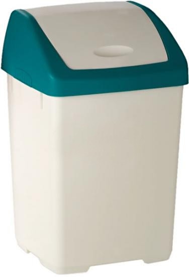 Koš odpadkový výklopný 16L PLASTKONRELLI, mix barev