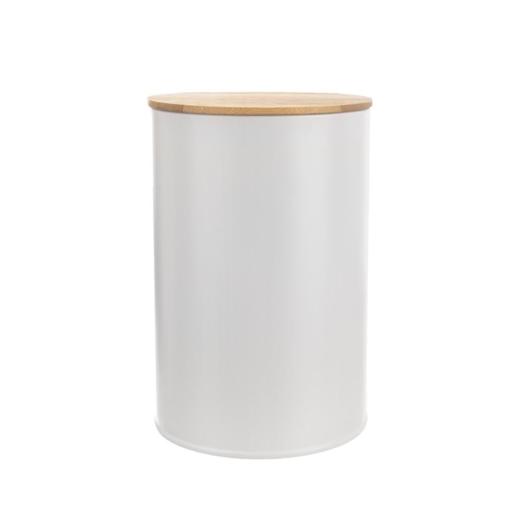 Dóza plech/bambus bílá ¤9,5cm  ORION KUTIL Sklad7 2627539.00