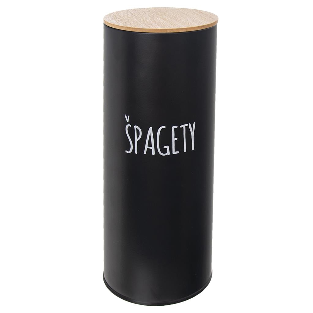 Dóza plech/bambus černá na špagety ¤11cm  ORION KUTIL Sklad7 2627534.00