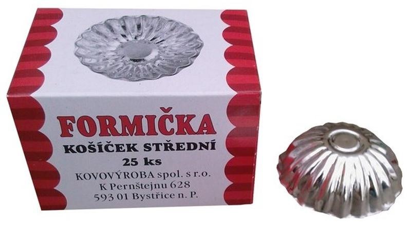 Formička košíček ¤4,5cm 20ks malý SK