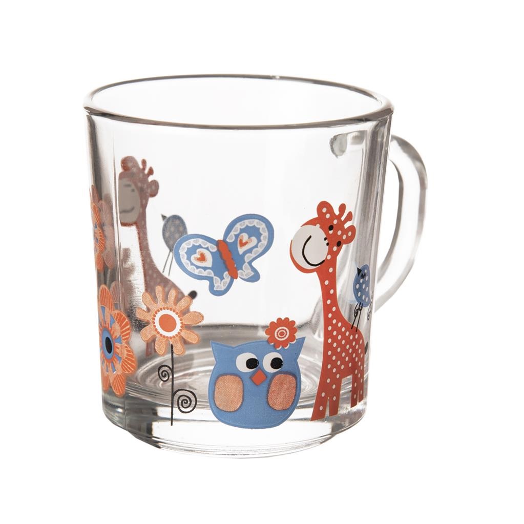 Hrnek sklo 290ml  ŽIRAFA KUTIL Sklad7 2628878.00