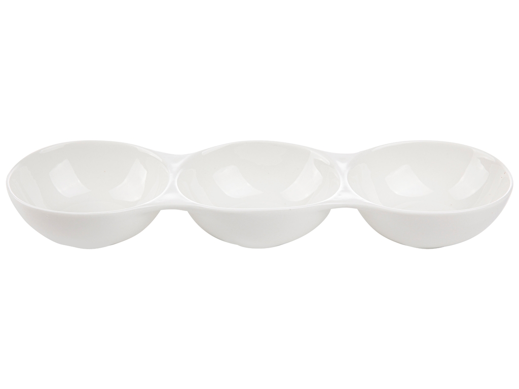 Miska servírovací porcelán dělená 33x10x4,5cm  ADRIA KUTIL Sklad7 493352.00