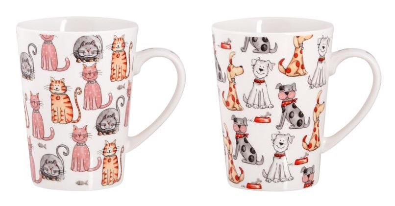 Hrnek porcelán 460ml  KOČKA a PES KUTIL Sklad7 9659089.50