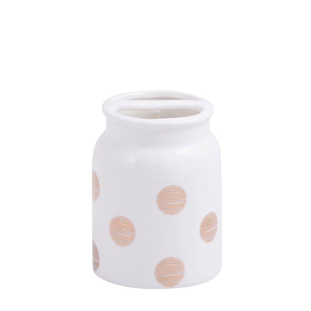 Držák zubních kartáčků porcelán DAISY  AWD1353 KUTIL Sklad7 421353.00
