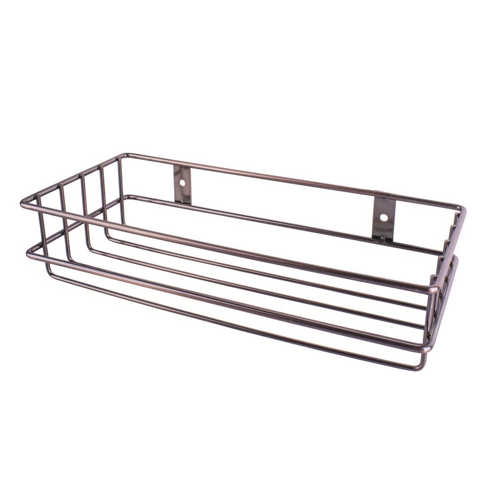Polička koupelnová měděná 25,8x11,5x6cm  AWD1705 KUTIL Sklad7 421705.00