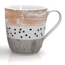 Hrnek keramika 290ml  DOTS II, mix dekorů KUTIL Sklad7 4636477.00