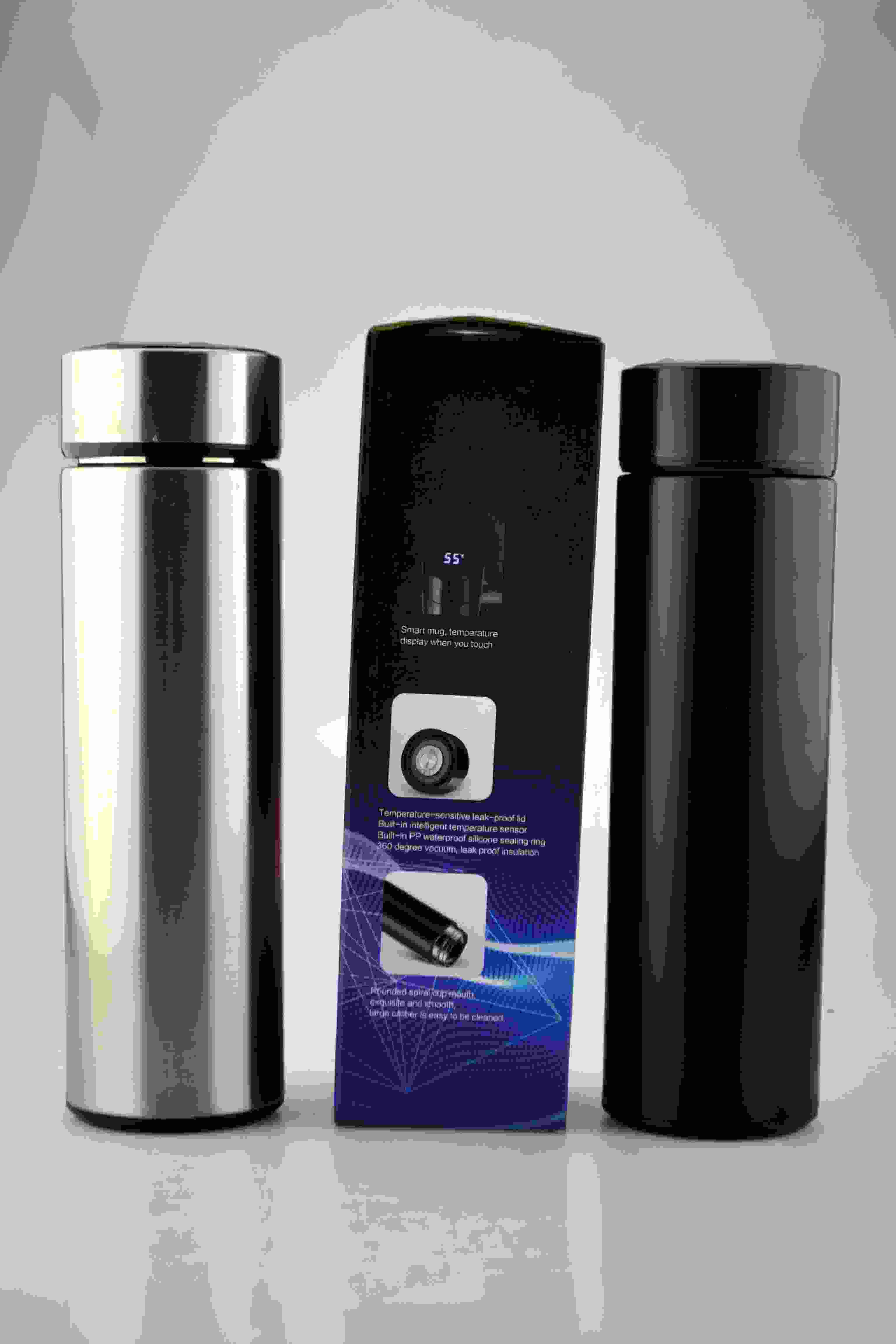 Termoska nerez 0,5L  s digi teploměrem SILVER KUTIL Sklad7 620035.00 5999110255552