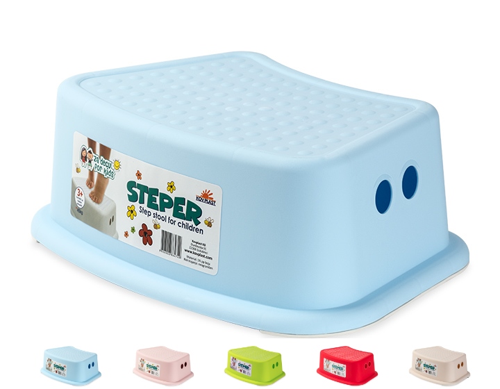 Stolička taburet protiskluz 36,5x25x14cm 80kg  STEPPER mix barev KUTIL Sklad7 664749.00