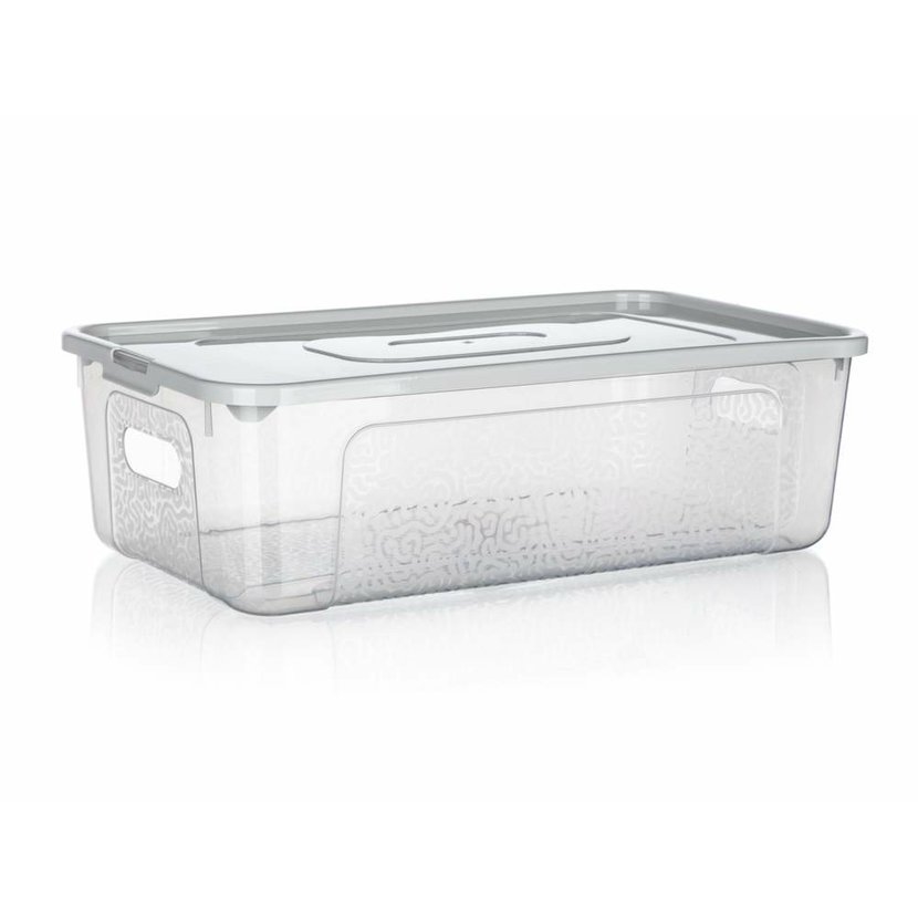 Box úložný MULTIBOX průhmaty 34x20x10cm 5L čirý KUTIL Sklad7 417010.00
