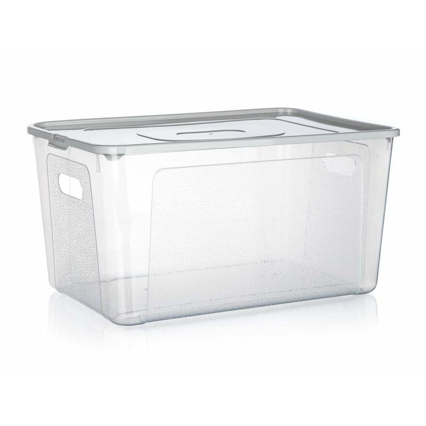 Box úložný MULTIBOX průhmaty 39x26x20,5cm 17L čirý KUTIL Sklad7 417030.00