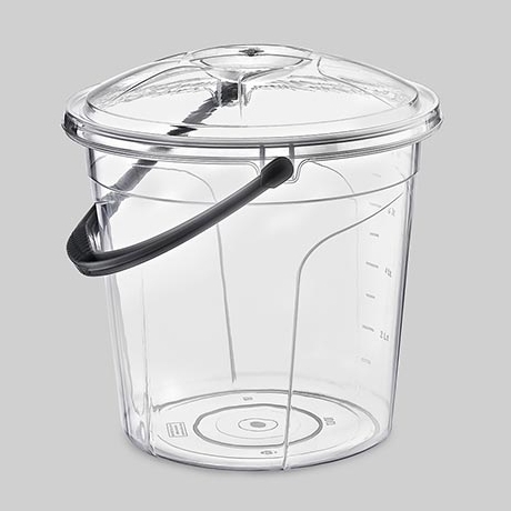 Vědro 10L PH s víkem, atest potraviny  POLY čiré KUTIL Sklad7 418590.00