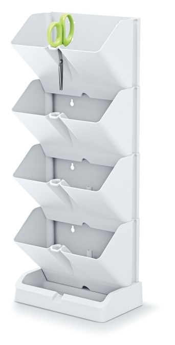 Květináče vertikální s nůžkami MINI CASCADE bílá KUTIL Sklad7 2289892.00