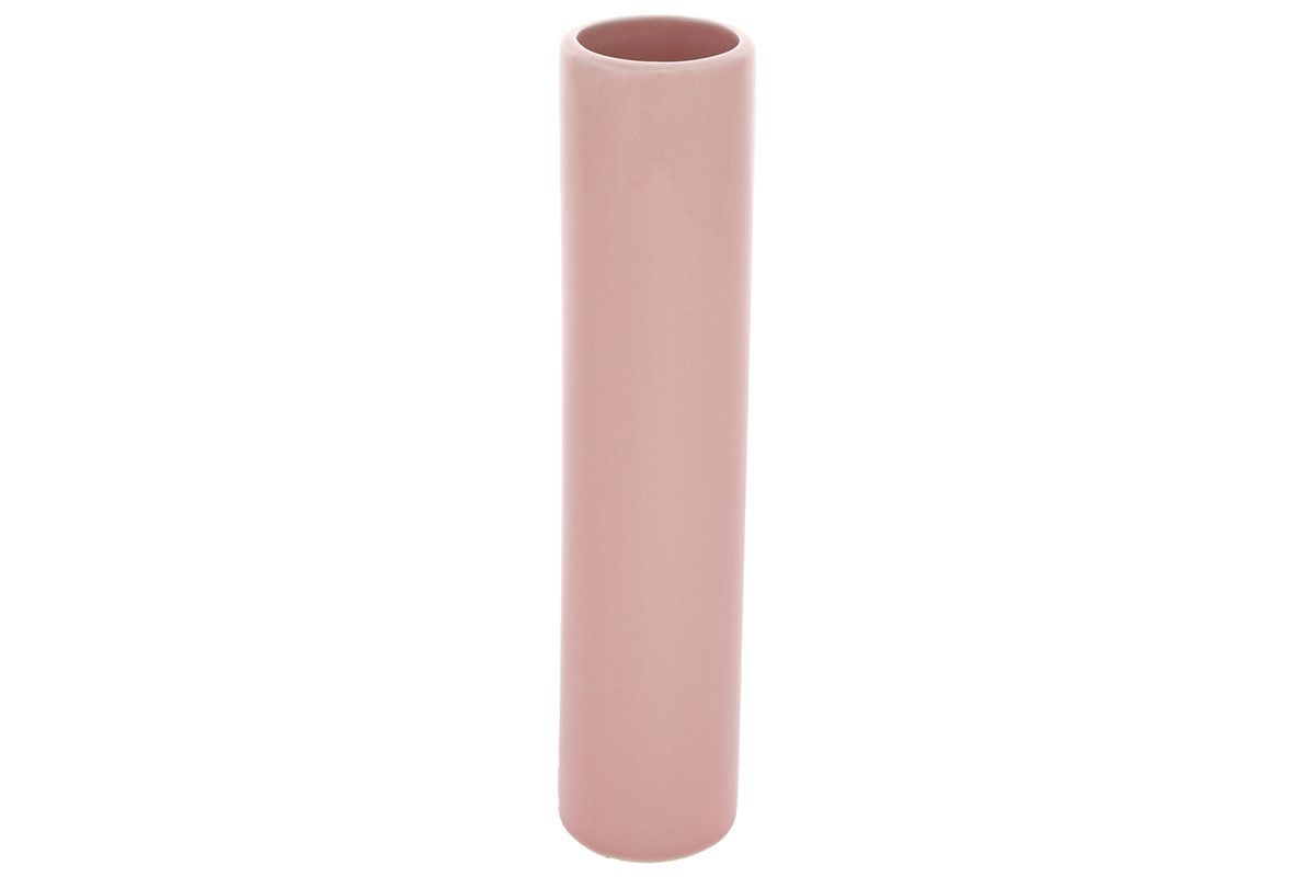 Váza keramická 24x5cm  COLUMN růžová KUTIL Sklad7 7940601.00