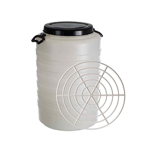 Sud na kapustu plast 60L s uchami + ťažítko PICKLO