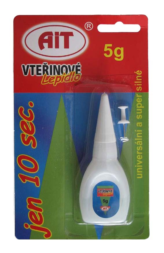 Lepidlo AiT vteřinové 5g blistr KUTIL Sklad7 8600290.00