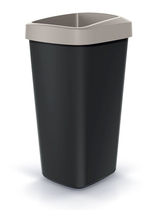 Koš odpadkový bez víka 25L  COMPACTA Q sv.hnedá KUTIL Sklad7 2260703.00