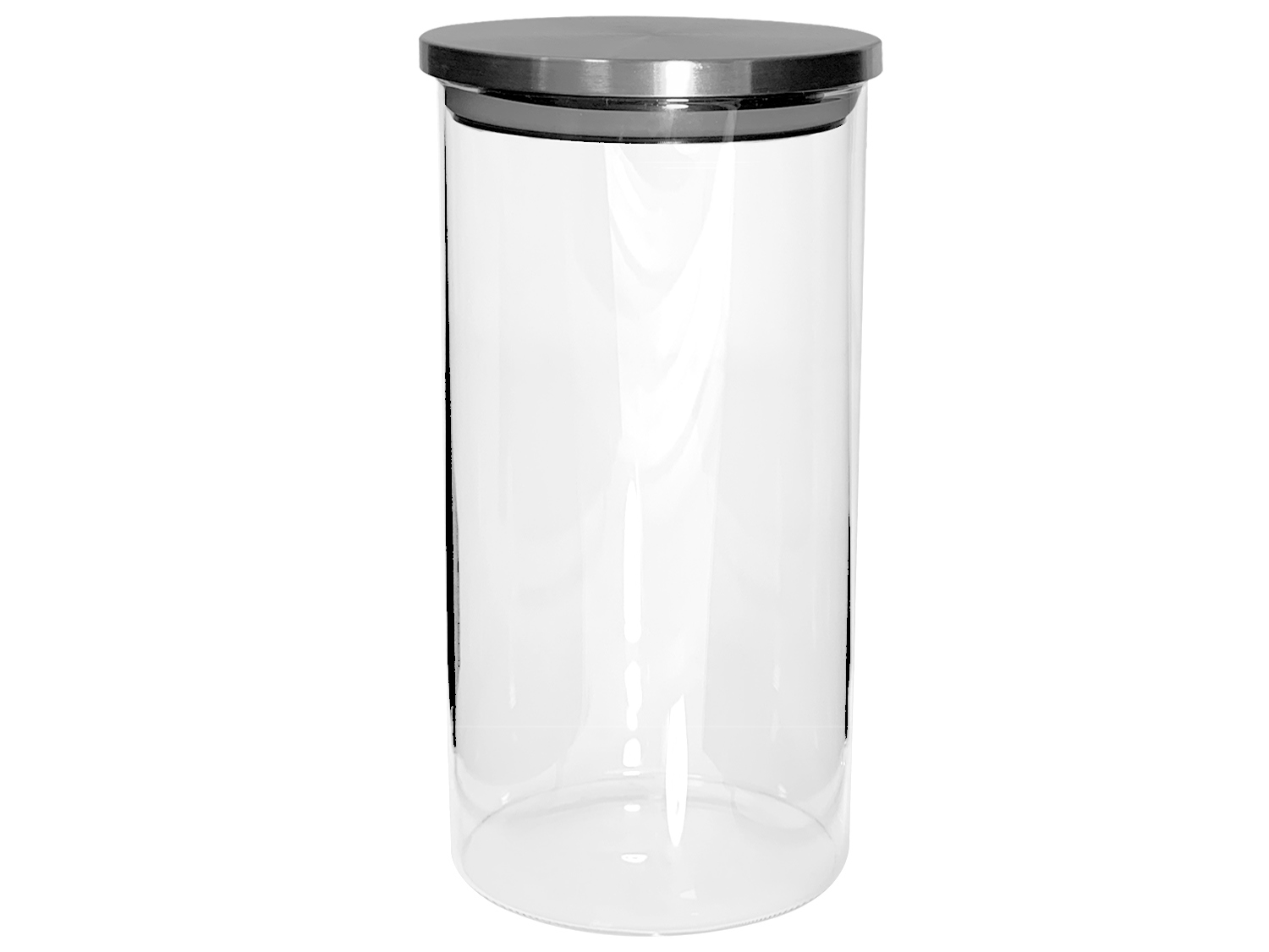Dóza sklenice 1,25L s víčkem vzduchotěsná TUBE