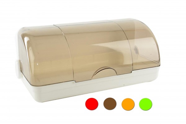 Chlebovka plast 42x25x18cm PLAFOR, mix barev