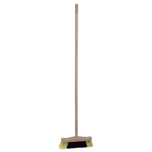Smeták dřevo 34cm surový, závit, hůl 120cm  GECO KUTIL Sklad7 8753345.00
