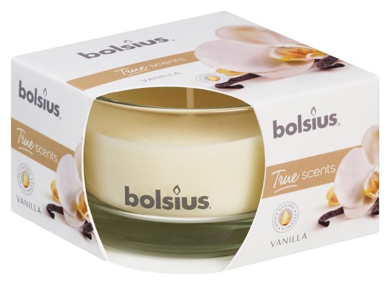 Svíčka vonná ve skle  50/80mm VANILKA BOLSIUS KUTIL Sklad7 8771617.00