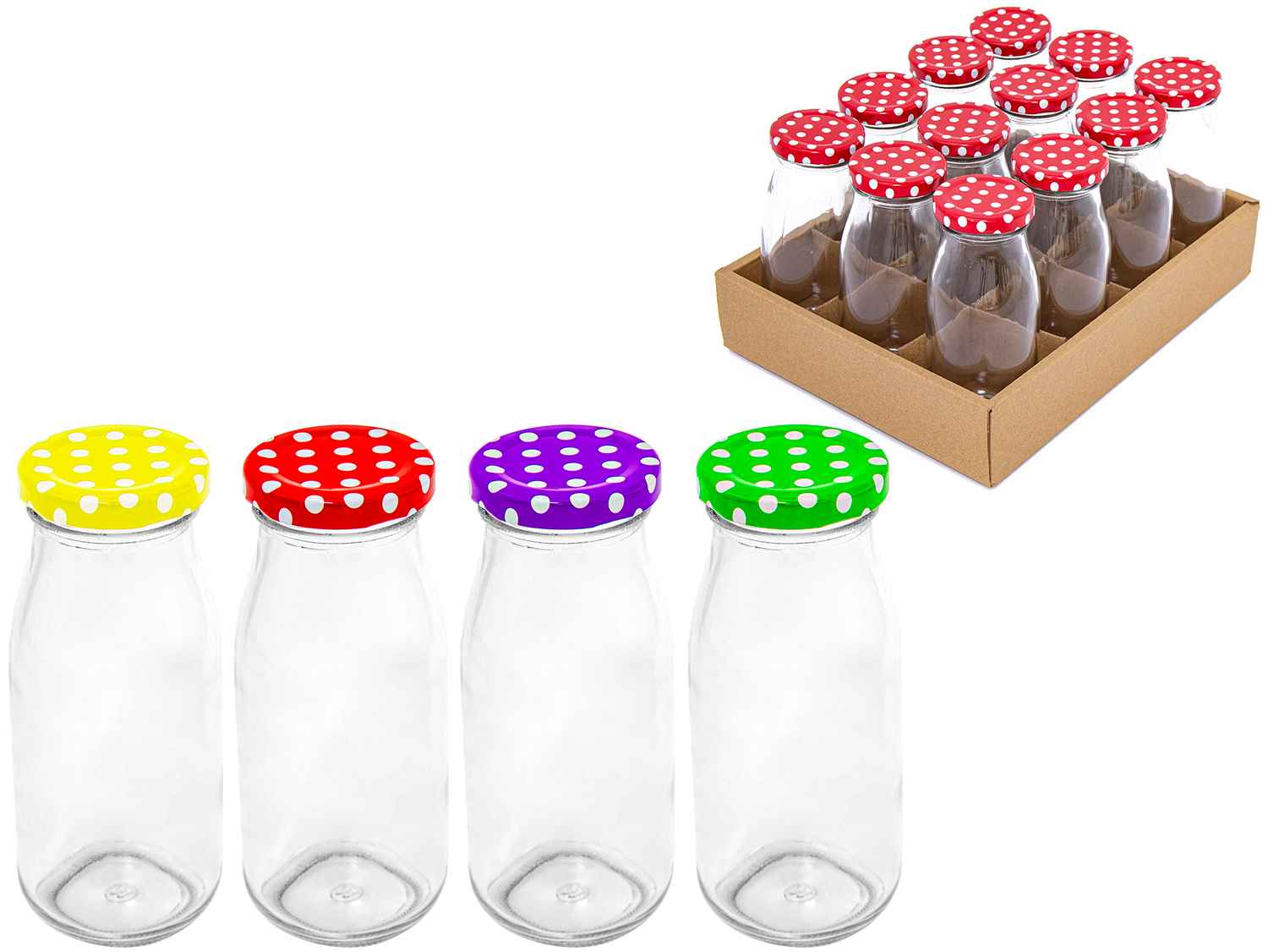 Láhev sklo  230ml se závitovým víčkem SOK KUTIL Sklad7 434591.00