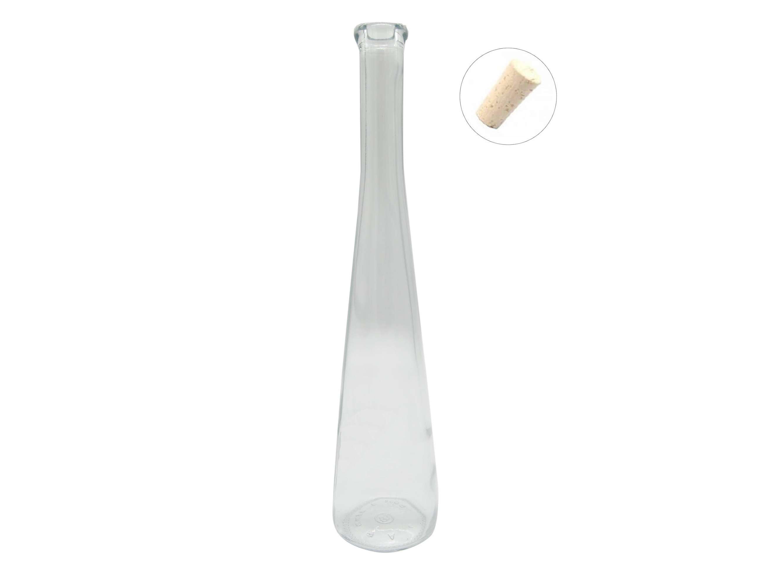 Láhev sklo  500ml RONDAVEL s korkem KUTIL Sklad7 439155.00