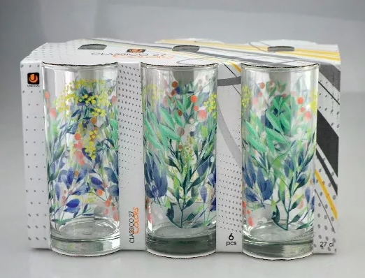 Sklenice 270ml  LOUKA LD 6ks KUTIL Sklad7 605505.00