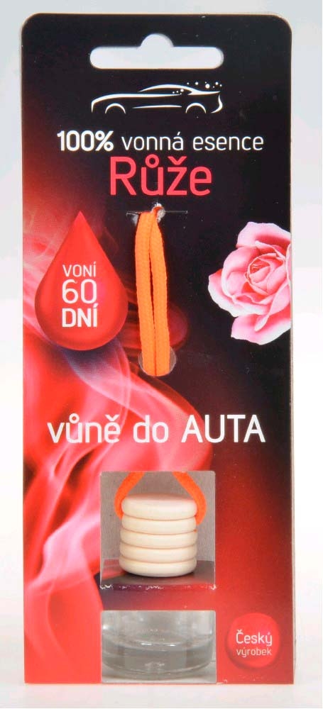 Vůně do auta v lahvičce 5ml  RŮŽE KUTIL Sklad7 2232770.00